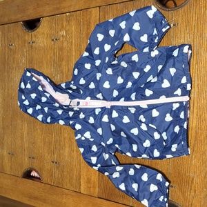 Carter's Heart Print Lightweight Jacket